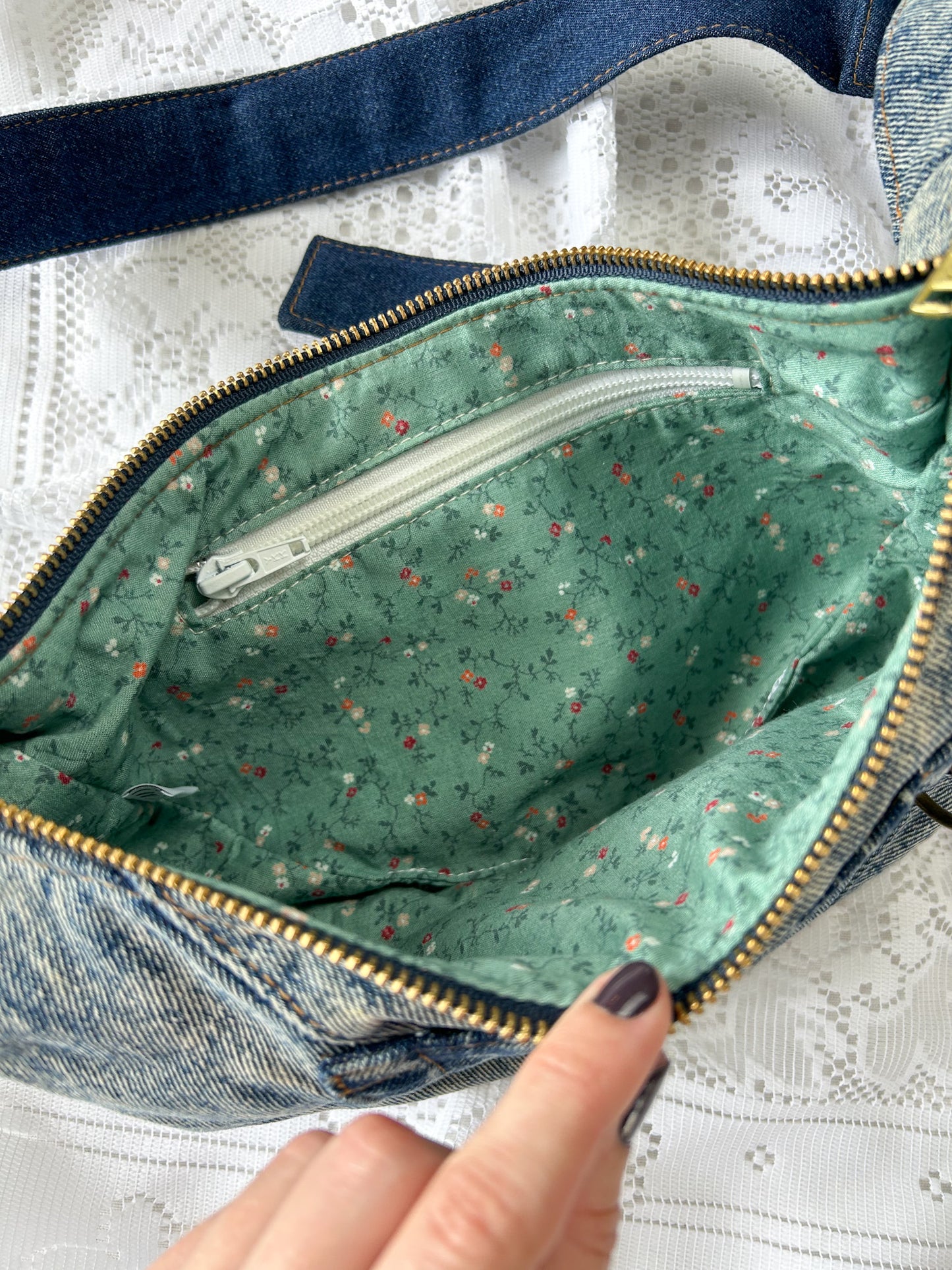 The Everywhere Bag - 90s Baby Acid Wash Denim