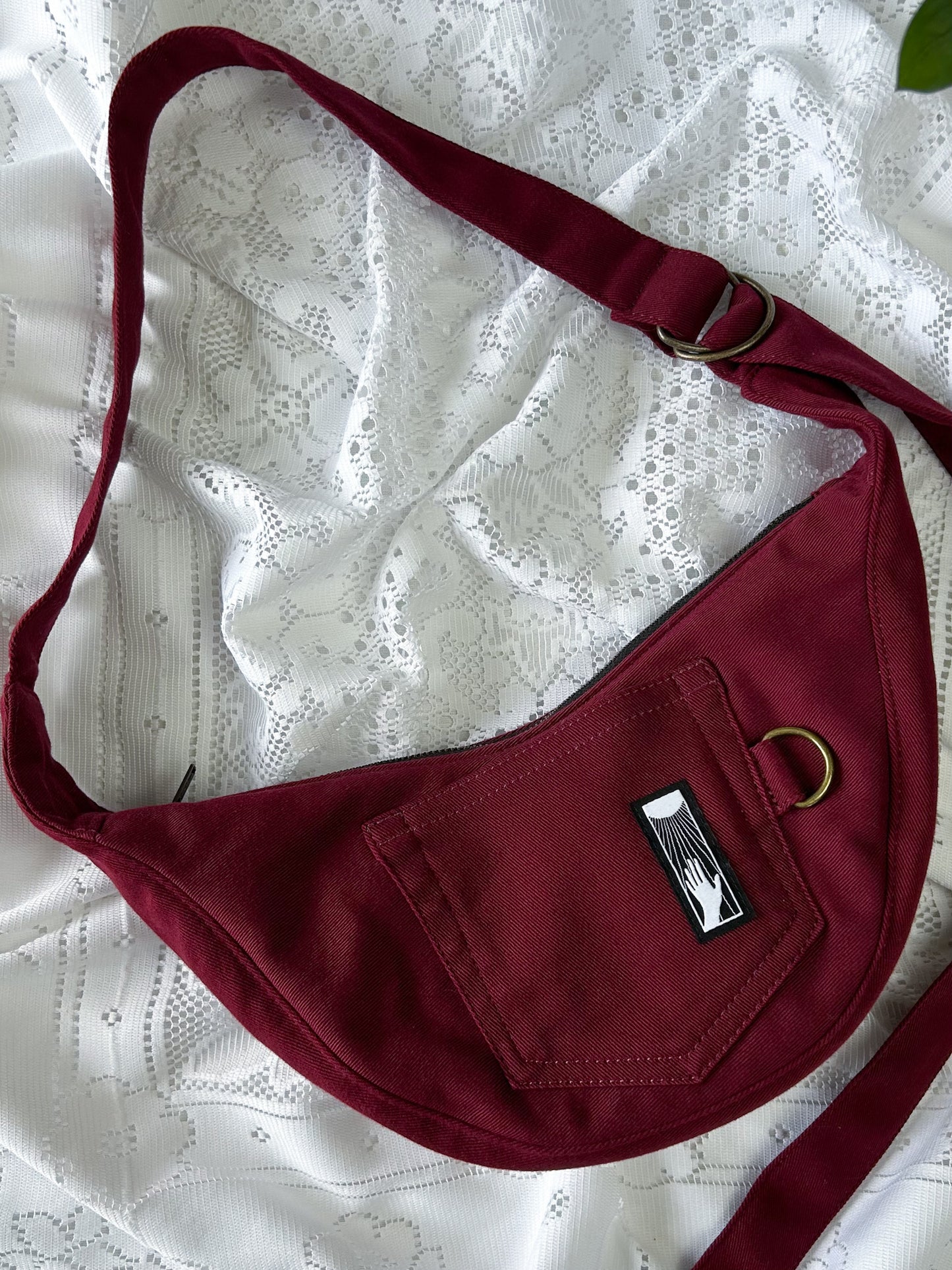 The Everywhere Bag - Burgundy Denim