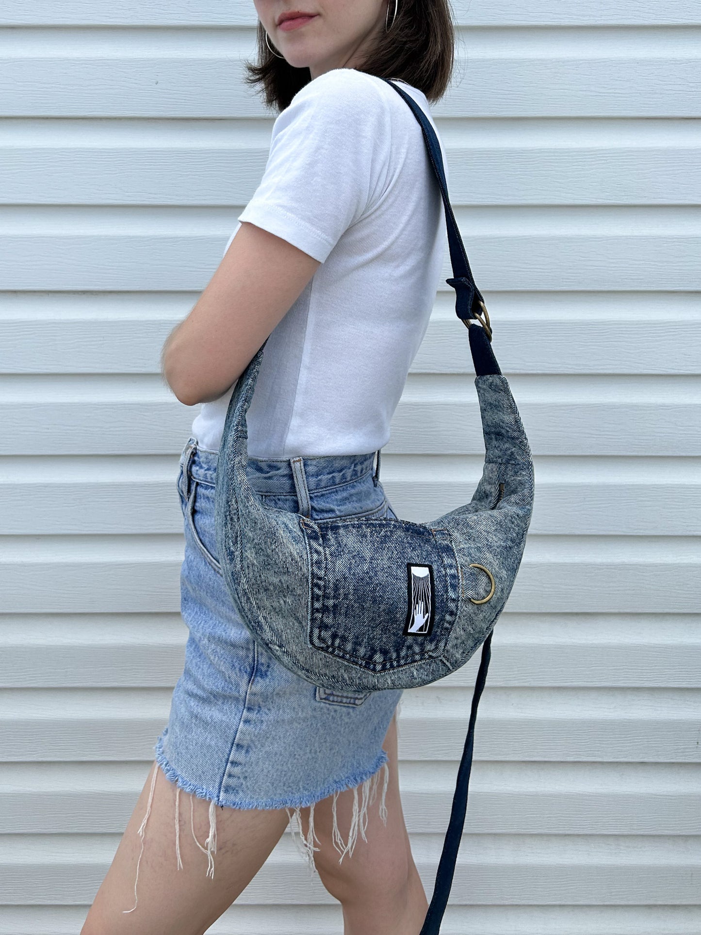 The Everywhere Bag - 90s Baby Acid Wash Denim