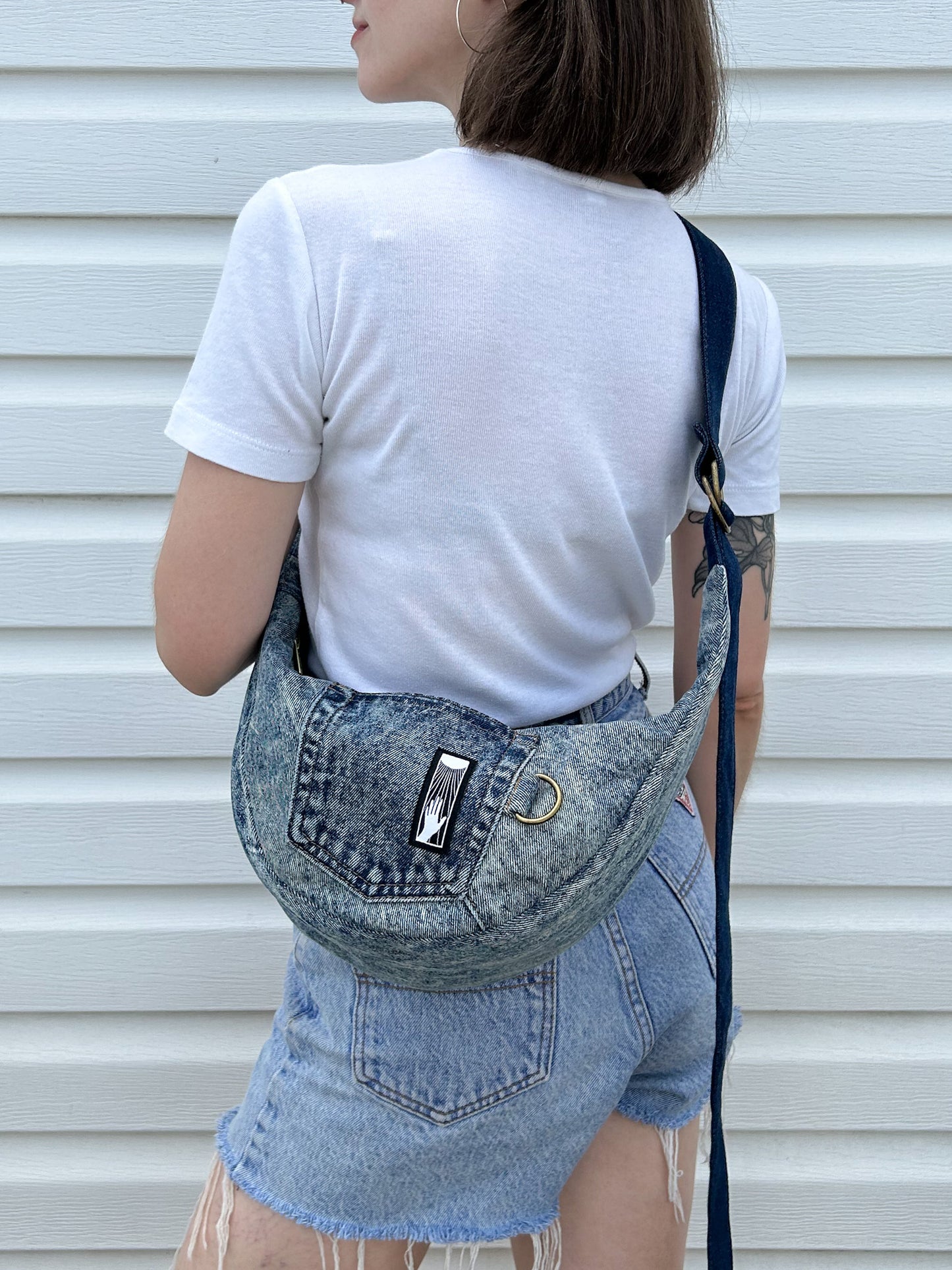 The Everywhere Bag - 90s Baby Acid Wash Denim