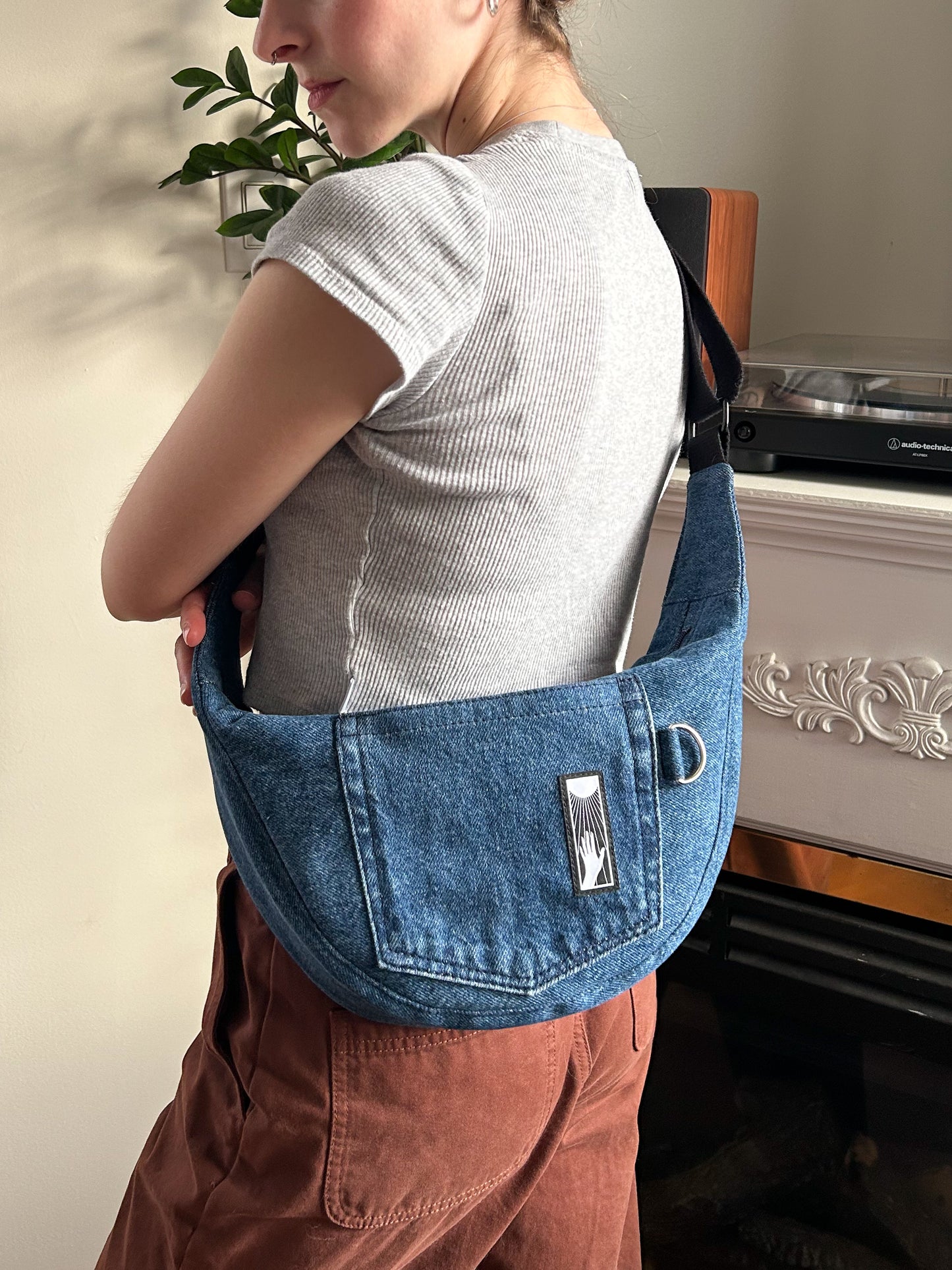 The Everywhere Bag - Blue Denim Pocket