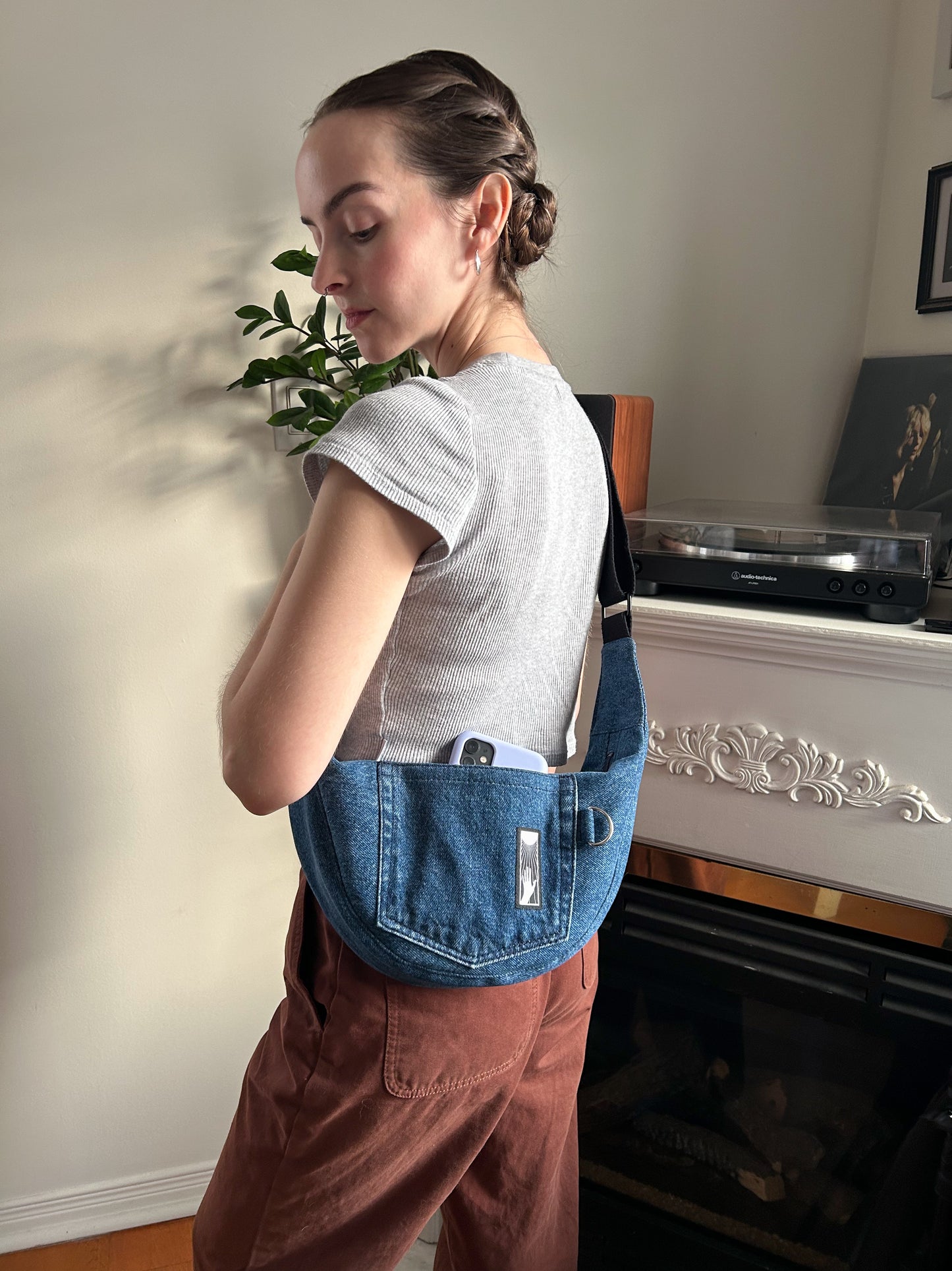 The Everywhere Bag - Blue Denim Pocket