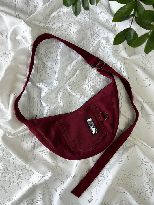 The Everywhere Bag - Burgundy Denim